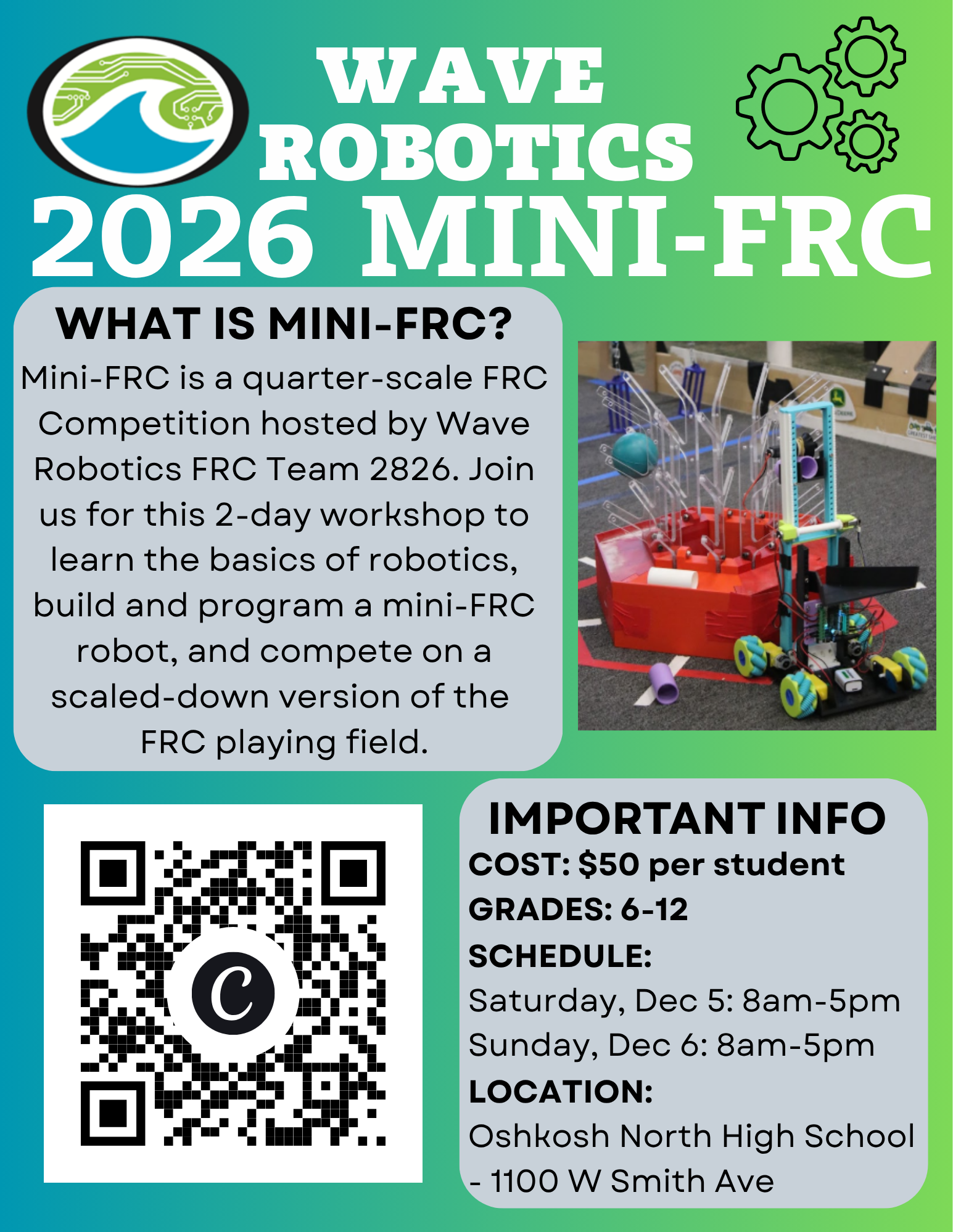 2026 Mini FRC Flyer